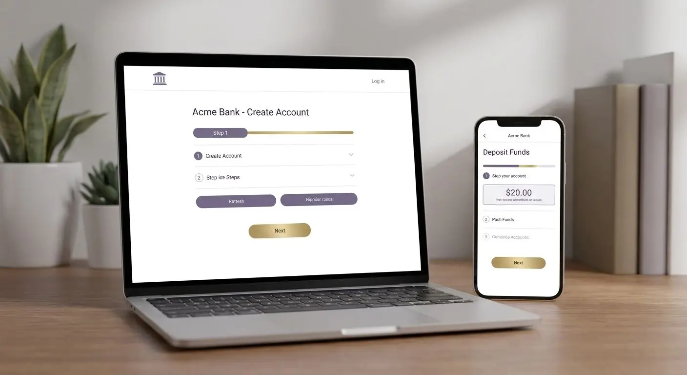 Simple sign-up and deposit steps for claiming a highroller offer
