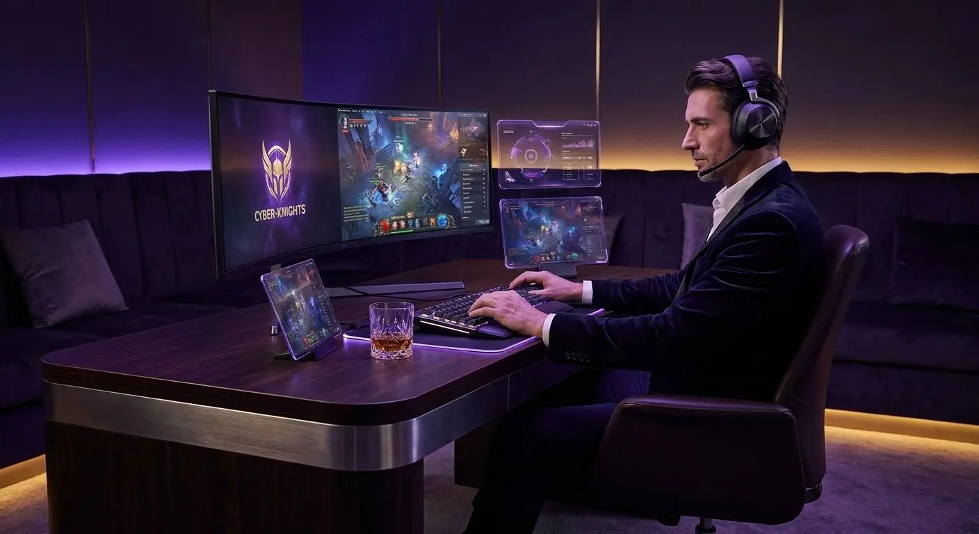 Premium player atmosphere with VIP style online gaming setting