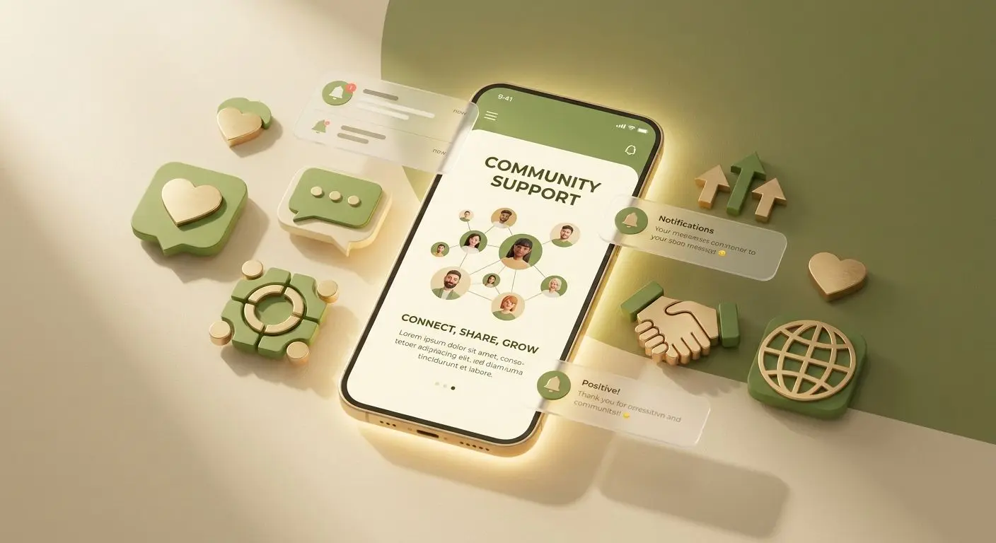 Social media community graphic for support and safer play updates