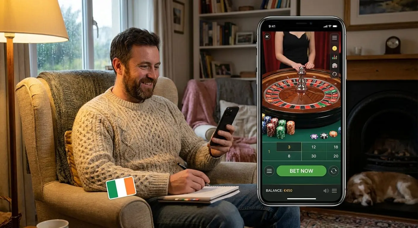 Playing Roulette on Mobile at Home Mobile roulette play at home on a smartphone